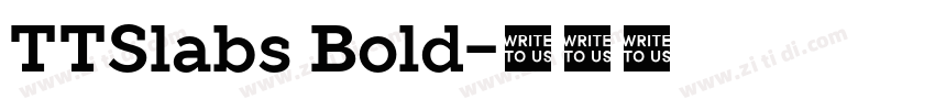 TTSlabs Bold字体转换